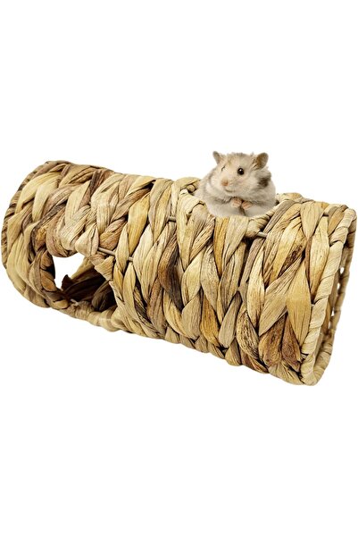 Generic Hamster Grass Tunnel Toy, Hamster Sleeping Tunnel, Woven Pet Tunnel, ...