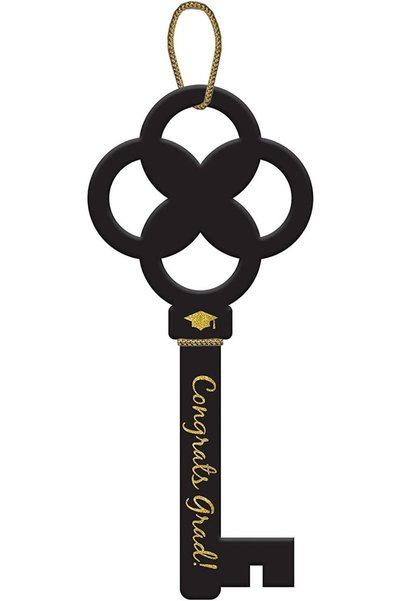 Generic Grad Key Sign With Rope Hanger