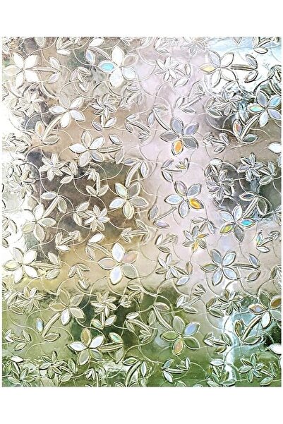 Arabest 30x100 CM Decorative Window Privacy Film,3D Stained Sticker,Anti-UV H...