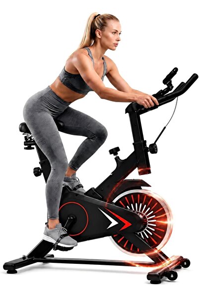 EGG Quiet Stationary Exercise Bike for Home Use, 16-Level Resistance, Support...