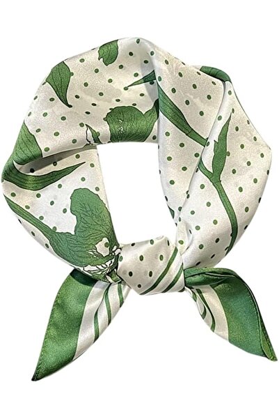 Arabest Silk Square Neck Scarf,21x21 Inch Small Bandana Hair Wrap for Women,G...