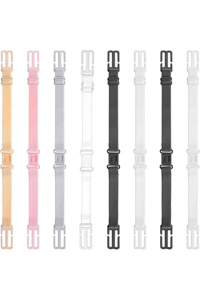 Arabest 8 PCS Women's Non-slip Elastic Bra Strap Holders,Adjustable Bra Strap...