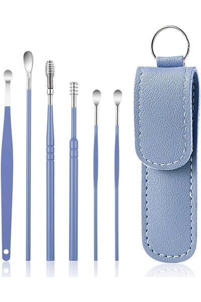 Arabest 6 Pcs Ear Wax Removal Kit,Stainless Steel Ear Cleaner Set with 360° S...