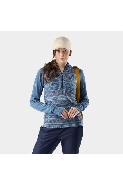 Smartwool Hanorac de corp Κλασικό Θερμικό Φούτερ Μερινό Βασικής Στρώσης με Μι...
