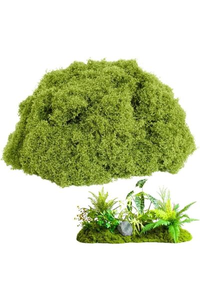 Arabest Artificial Green Moss for Crafts and Potted Plants,200 g,Faux Moss fo...