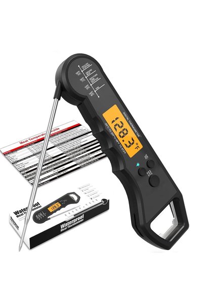 Arabest Waterproof Digital Meat Thermometer,Instant Read Food Thermometer wit...