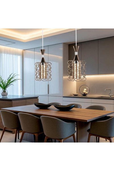 Crown علاقي مودرن مفرد ذهبي E27*1