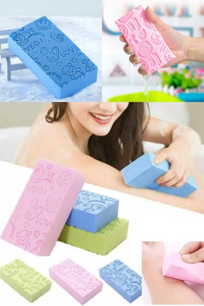 Privo Magic Bath Body Shower Sponge Dead Skin Remover Massage and Exfoliating Effective Scrub Sponge