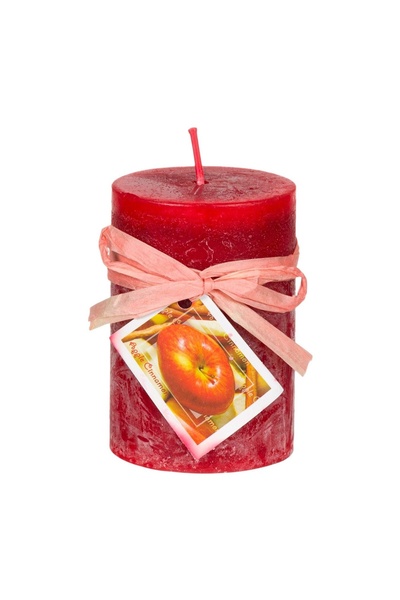 OEM Lumânare Parfumata Roșie Bordo Aroma de Mar Scortisoara Ø5 x 7.5 cm – Aro...