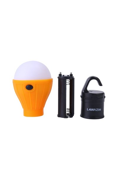 Lawazim فانوس تخييم LED - إضاءة خيمة تعمل بالبطارية مع خطاف للتعليق، 3 أوضاع للطوارئ