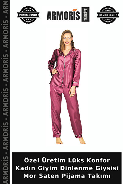 Armoris Special Production Luxury Comfort Women's Clothing Restwear Purple Sa...