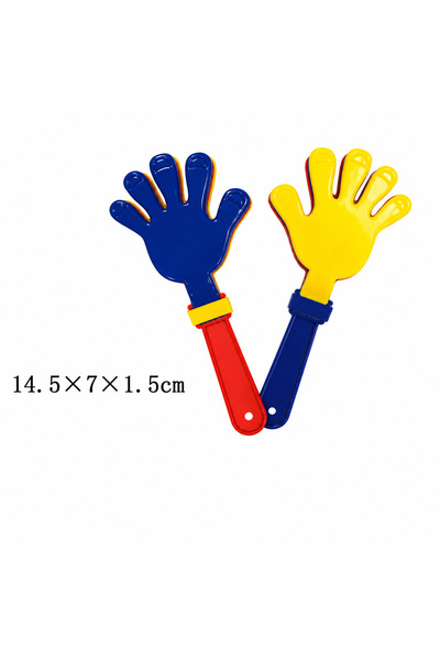 stars pearl Colorful Palm Shaped Clap Hands Toy - Cheering Tool for Parties a...