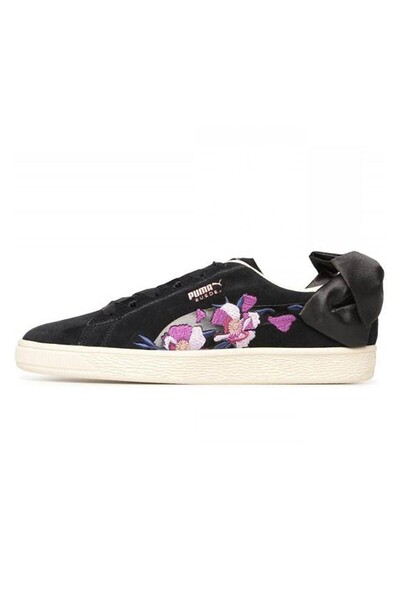 Puma Piele întoarsă cu fundă și flori