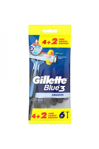 Gillette Blue3 Razor, 6 bucăți