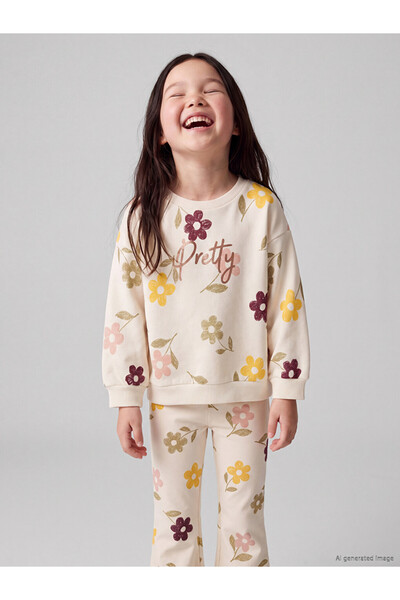 LC Waikiki I Floral Girl's Sweatshirt from Freezen Store