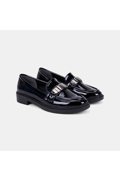 Desa Loafer negru cu detalii metalice pentru femei