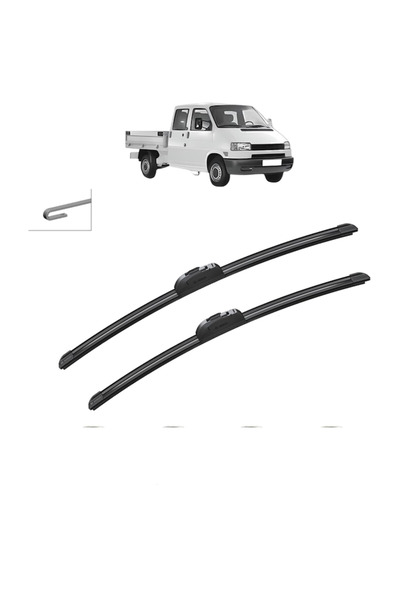 Bosch Set de 2 ștergătoare de parbriz VW TRANSPORTER T4 Platformă/Șasiu 1990-...