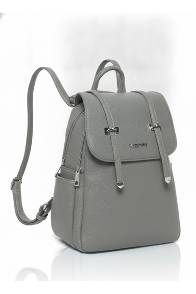 Valentini Gino Дамска раница от еко кожа с капак 9240-101, 23x31см