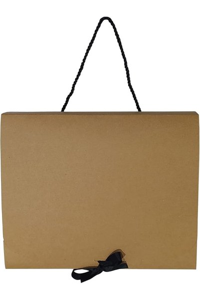 Red Dot Gift ®   مجموعة من 10 صناديق هدايا قابلة للتخصيص مع شريط ومقبض، أبعاد...