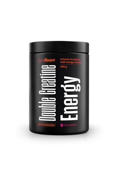 GymBeam Creatină Dublă Energie 350 g fructe de pădure