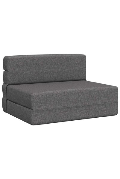 vidaxl Canapea Pat Pliabilă Gri deschis 70 x 80 x 60 cm Țesătură