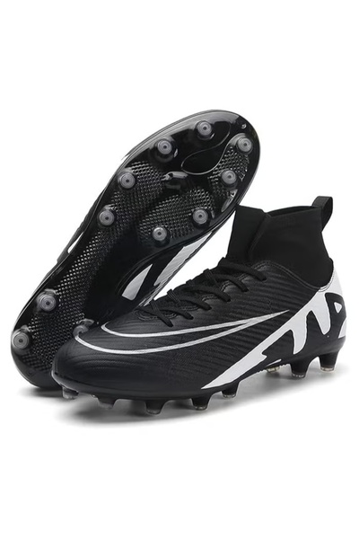 Generic Men’s Soccer Cleats,High-Top Football Boots Professional Training,Tur...