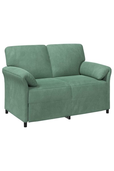 vidaxl Canapea cu 2 locuri Verde Mării 138 x 83 x 95 cm Catifea