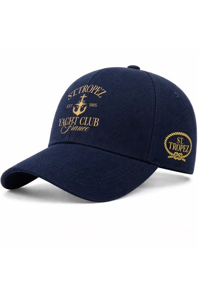 l'eivor St. Tropez Yacht Club France Design Printed Velcro Cotton Hat