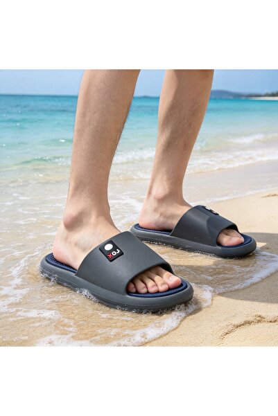 Almajeed Store Men EVA Slide Slippers, Modern Non-Slip Slides For Home, Beach...