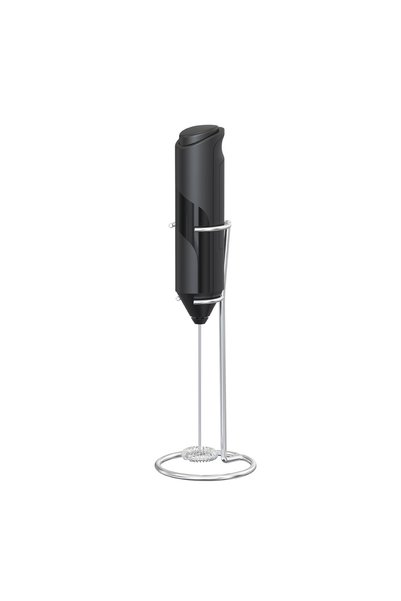Generic Brand Portable Electric Milk Frother, Mini Whipped Cream Whisk, Black