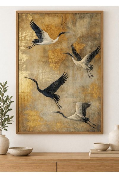 Tuba Decor Tablou dintr-o singură bucată cu ramă din lemn