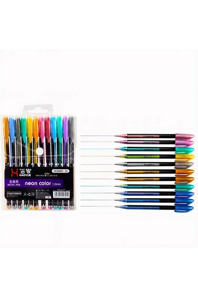 Reduceri Engros Gel Pen 12/Set, in Colors, 14 cm