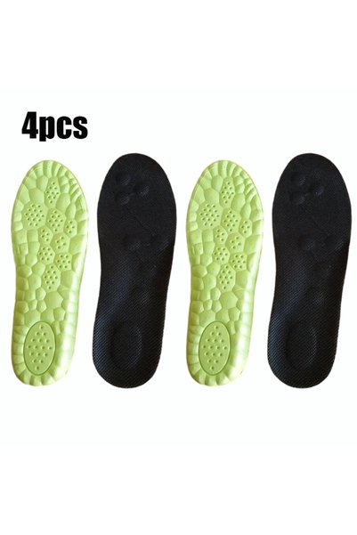 Choice 41-42 زوجان من النعال الرياضية الخضراء 4D فائقة النعومة لامتصاص الصدما...