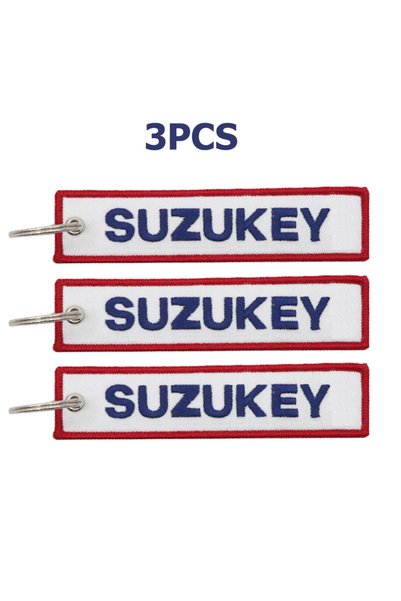 Choice SUZUKEY-3pcs JDM Keychain SUZUKEY Logo Key Chain For Motocycle Key Rin...