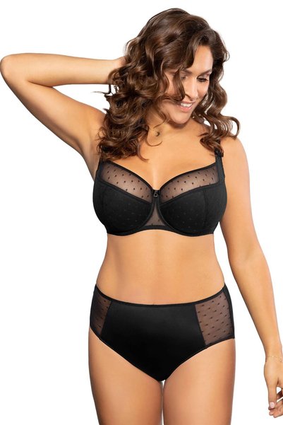 corin Twiggy 12723 Sutien Negru Semi-Moale Semi-Epumat 80F