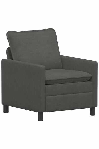 vidaxl Canapea Gri închis 76 x 81 x 87,5 cm Țesătură