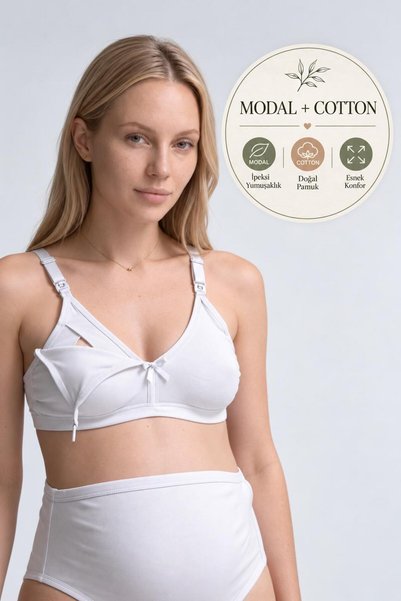 Artış Modal Cotton Capless Nursing Bra