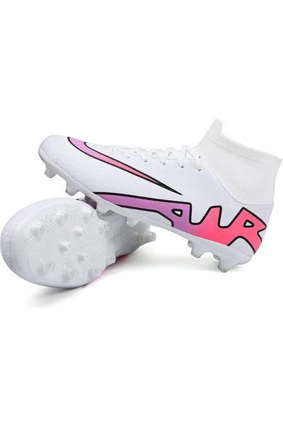 Generic Men’s Soccer Cleats,High-Top Football Boots Professional Training,Turf Outdoor Indoor Comfortable Athletic Big Boy's Sneaker