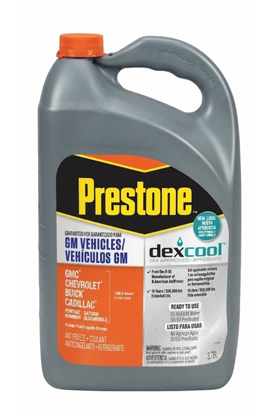 PRESTONE Dex-Cool GM Approved Antifreeze Coolant 50/50 Prediluted Ready to Us...