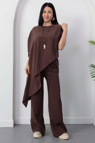 PULLIMM Symmetrical Crop Trousers Double Set Grs3933