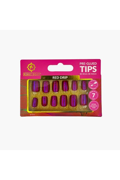 Pinky Goat Classic French Pre-Glued Nails