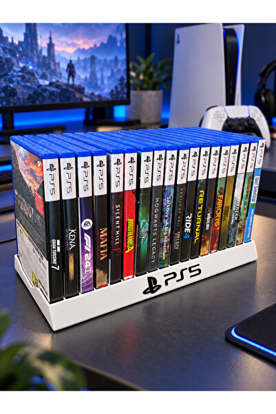 Generic Brand Suport organizator pentru jocuri PS5, customX, printat 3D, depo...
