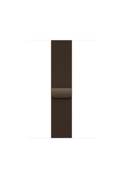 Apple Ceas 46mm, bronz închis, curea Milanese Loop, M/L