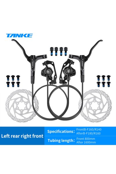 Choice فرامل قرصية هيدروليكية للدراجات النارية TANKE MT200، مقاس 160 مم، لون ...