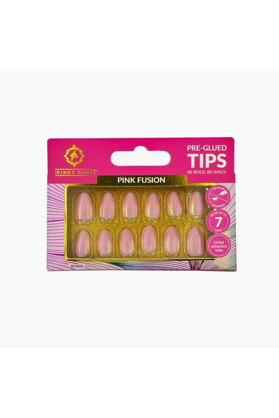 Pinky Goat Classic French Pre-Glued Nails