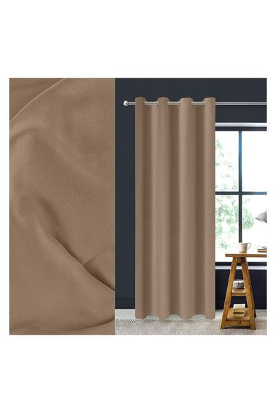 OEM Draperie Taupe 140x260 cm cu Inele – Blackout, Design Elegant pentru Inte...