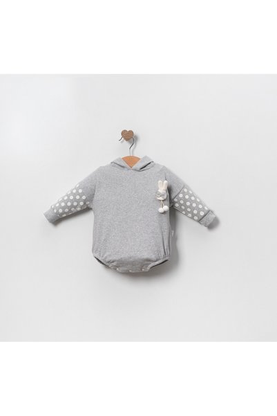 Hülya's MIND Unisex Romper with Rabbit Ears and Pompoms