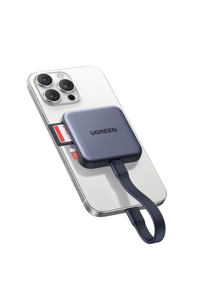 Ugreen قارئ بطاقات مغناطيسي 3 في 1 بمنفذ USB-C