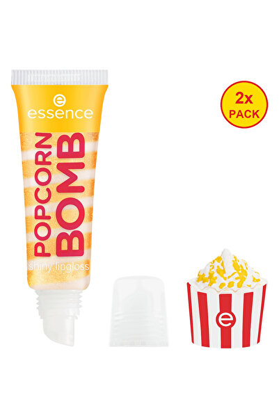 Essence Двойна опаковка Popcorn Bomb Блестящ гланц за устни 01 Сладък или сол...
