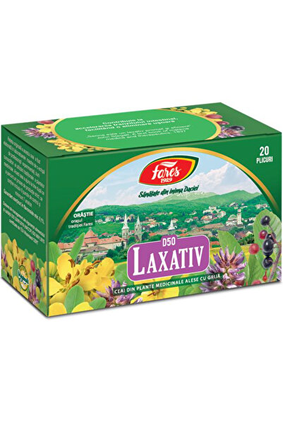 Fares Ceai Laxativ D50 Fares, 20 plicuri